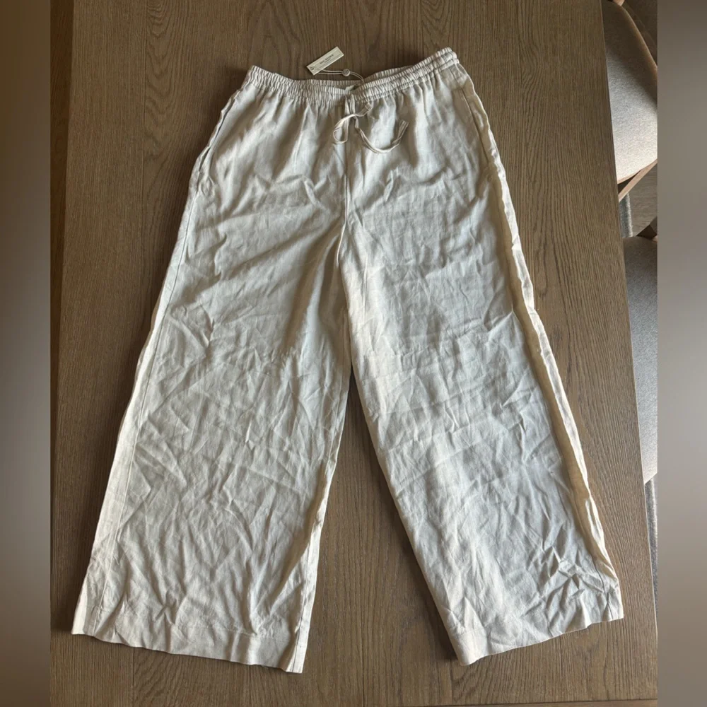 Max Studio Linen Blend Wide Leg Pants - Picture 6 of 10
